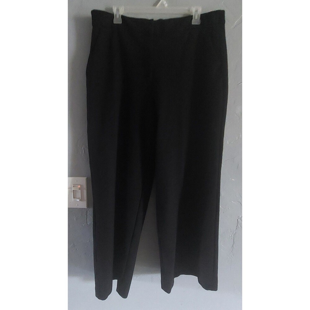 Quince Pants Women's 16,Rayón, Nylon Spandex,Black, Pocker,34 Inch Waist,Straing